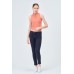 YAKASI FERMUARLI KAŞKORSE FITTED/VÜCUDA OTURAN TABA CROP 